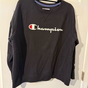 Champion men’s Black Crewneck Sweatshirt